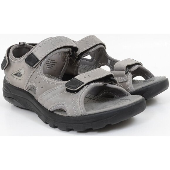 Gravity Defyer Sunset Womens 10 Leather Hook & Loop Strap Comfort Water Sandal - Picture 1 of 8